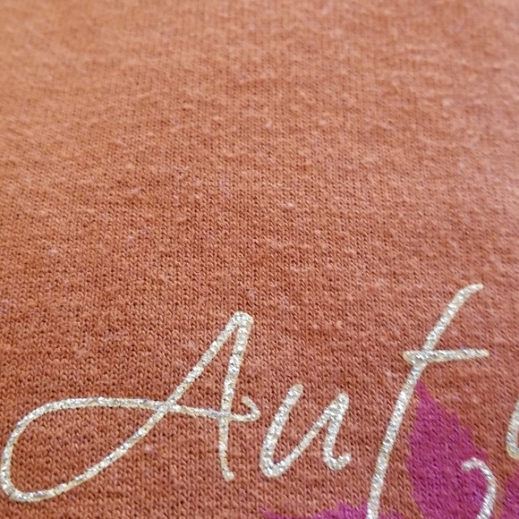 Vintage Jerzees Autumn Leaves Sweatshirt Orange/Rust - Picture 8 of 8